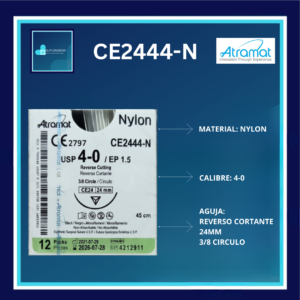 NYLON 4-0 CE2444 ATRAMAT C/12