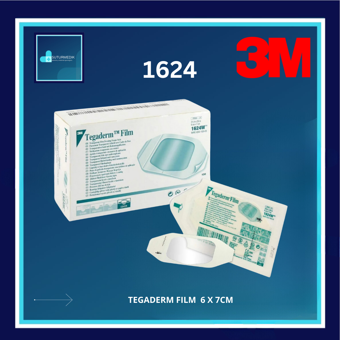 TEGADERM FILM  6 X 7CM  1624 C/50 PIEZAS