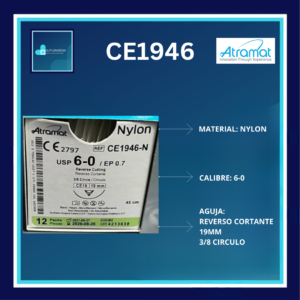 NYLON 6-0 CE1946 ATRAMAT C/12