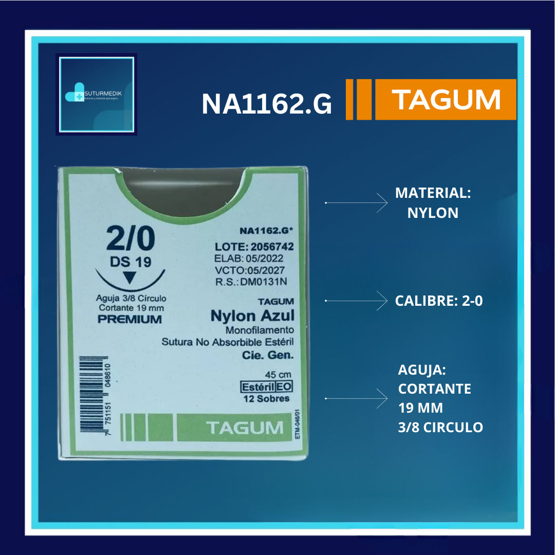 NYLON 2-0 NA1162.G TAGUM C/12