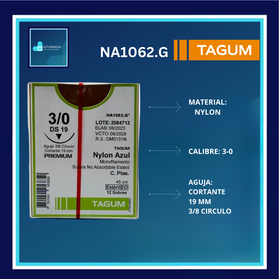 NYLON 3-0 NA1062.G TAGUM C/12