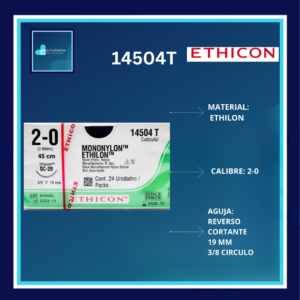 ETHILON 2-0 14504T DOCENA ETHICON