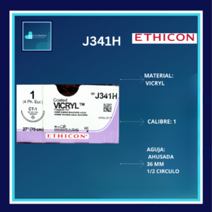 VICRYL 1 J341H DOCENA ETHICON