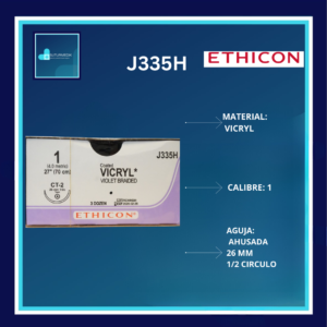 VICRYL 1 J335H DOCENA ETHICON
