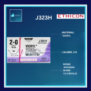 VICRYL 2-0 J323H DOCENA ETHICON