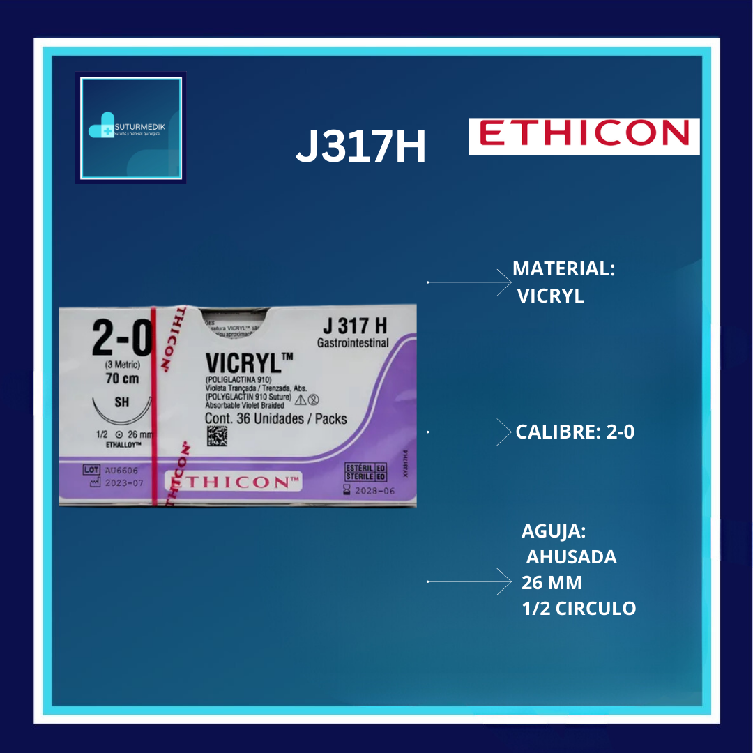 VICRYL 2-0 J317H DOCENA ETHICON