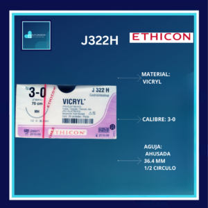 VICRYL 3-0 J322H DOCENA ETHICON