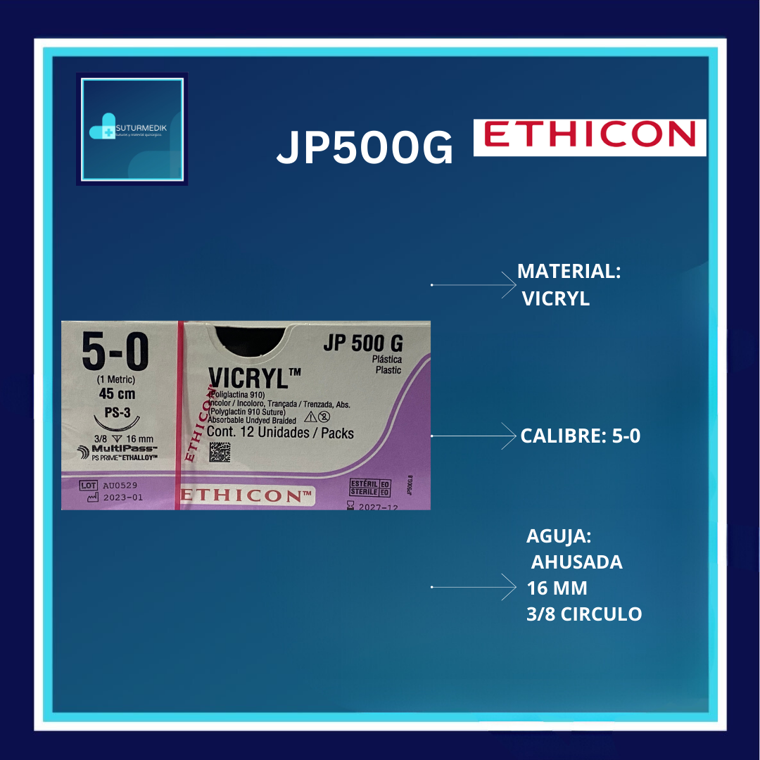VICRYL 5-0 JP500G DOCENA ETHICON