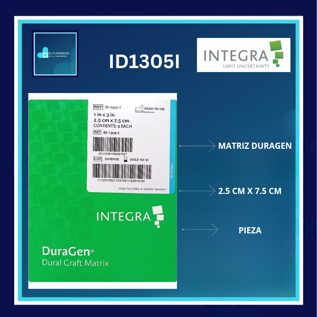 ID1305I MATRIZ DURAGEN 2.5 CM X 7.5 CM  PIEZA
