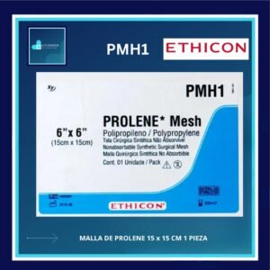 MALLA DE PROLENE  PMH1  15 X 15 CM